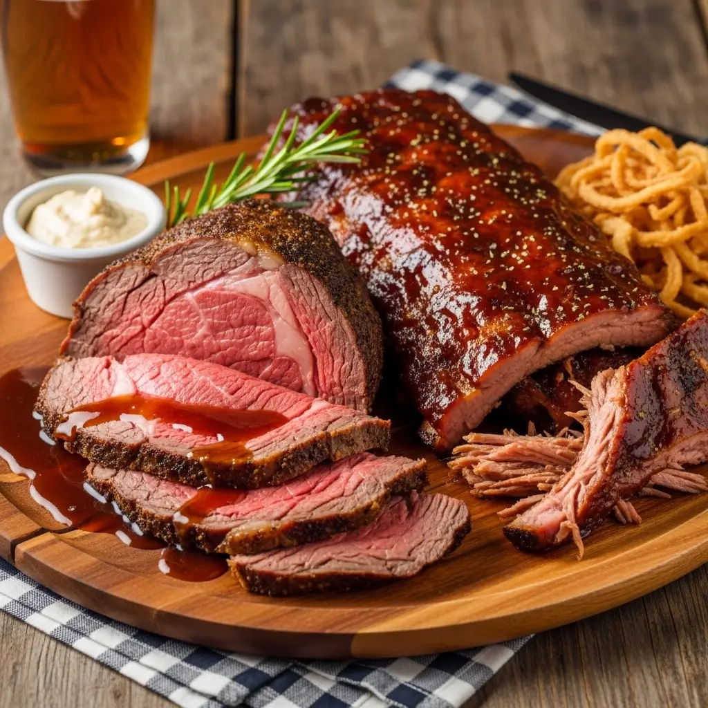 Prime Rib & Ribs Combo