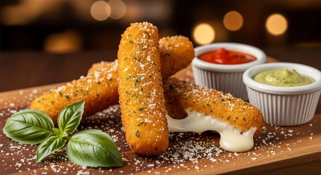 Fried Mozzarella Bloomerangs