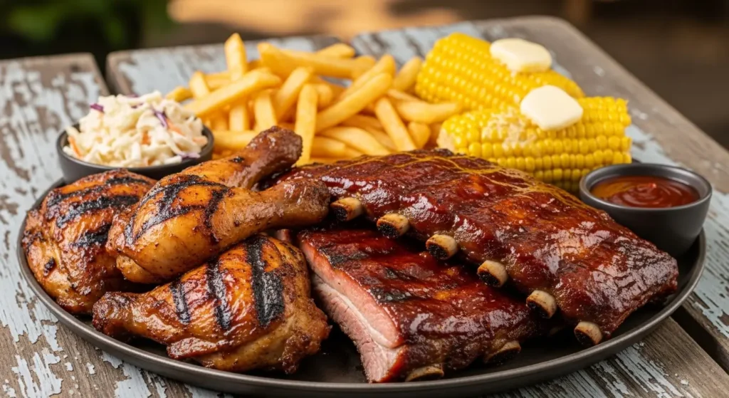 BBQ Chicken Ribs Combo: The Ultimate Grilled Feast