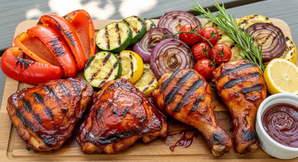 BBQ Chicken & Veggies