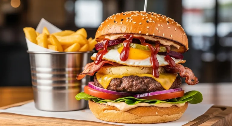 Aussie Burger with the Lot