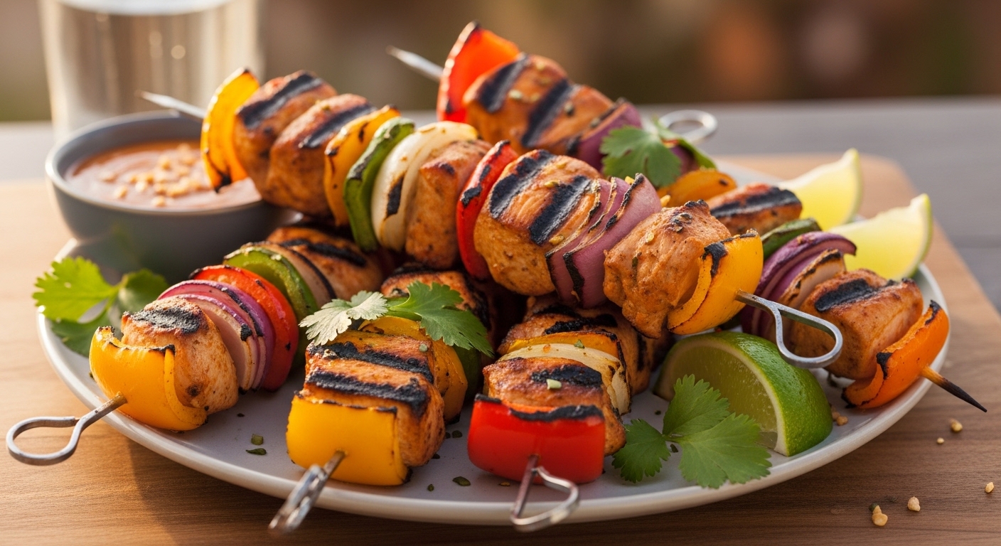 Grilled Chicken Skewers: A Flavorful and Easy Grilled Delight