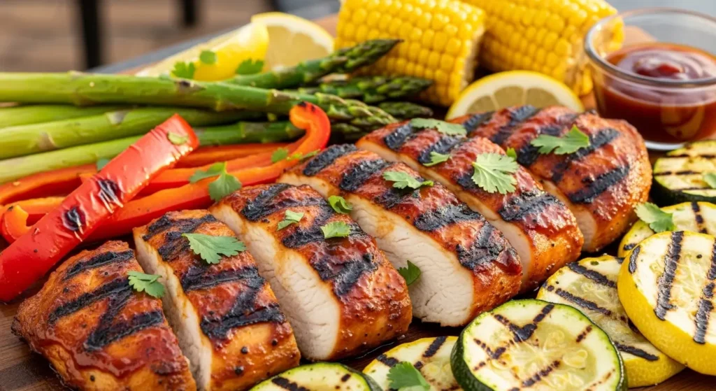 BBQ Chicken & Veggies