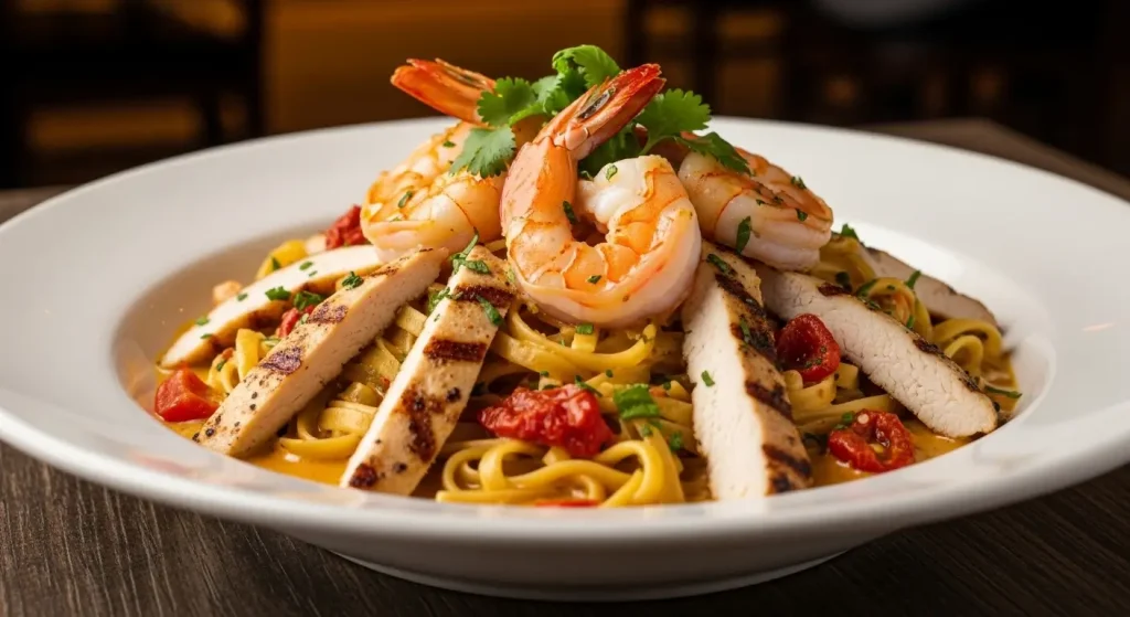 Chicken & Shrimp Pasta