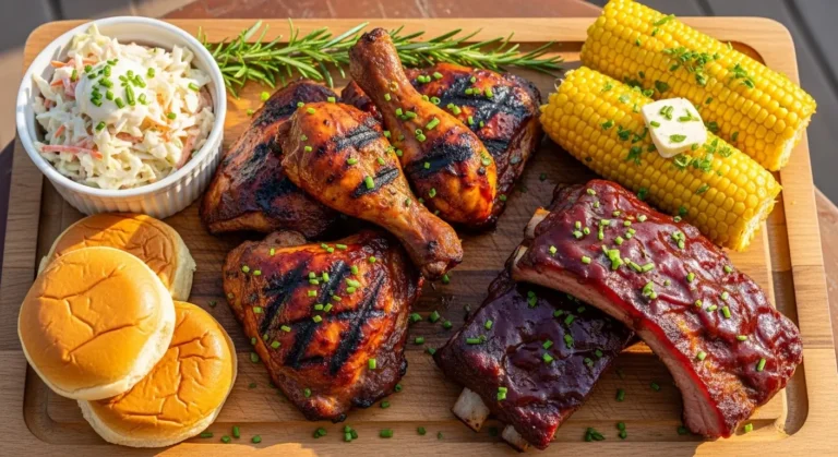 BBQ Chicken Ribs Combo