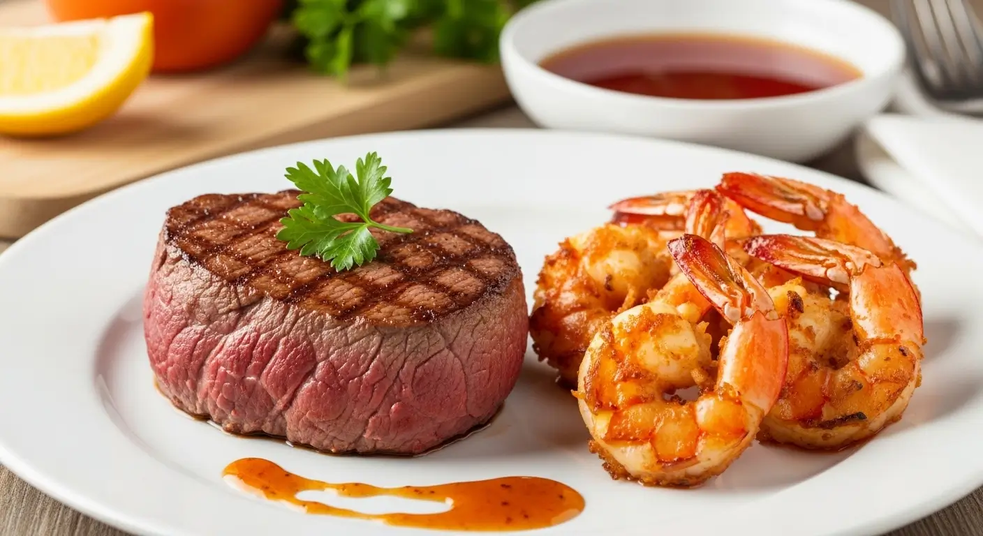Sirloin & Coconut Shrimp
