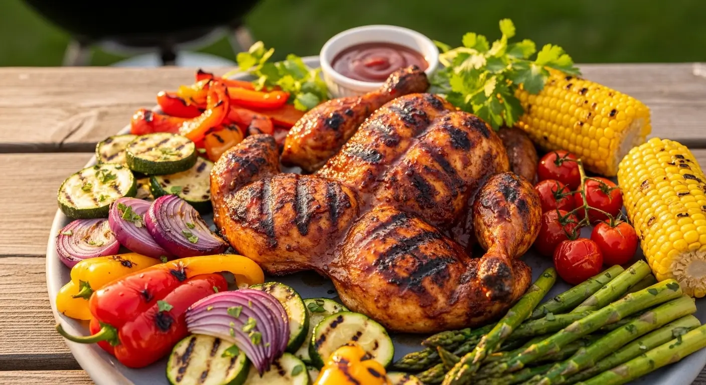 BBQ Chicken & Veggies