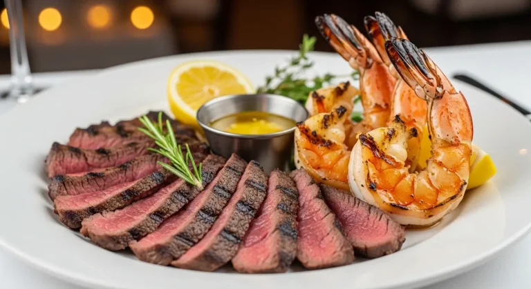 Sirloin & Grilled Shrimp